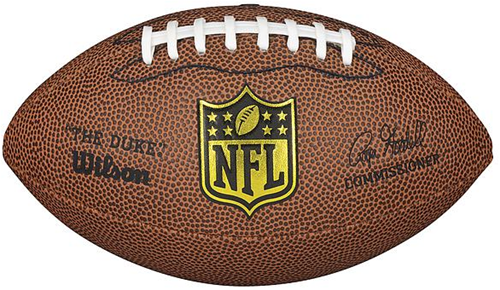 Wilson American Football NFL Micro - Braun - Mini Sportball für Kinder