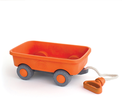 Grünes Spielzeug Orangen Wagen