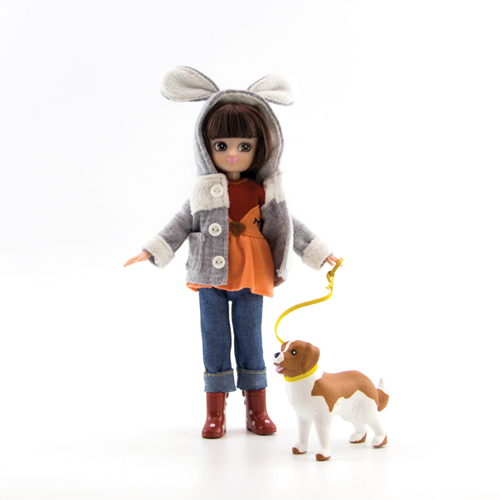 Lottie Puppe Walk in the Park - Spielset mit Hund und Zubehör