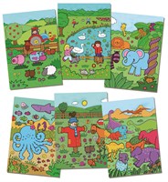 Jumbo Water Magic Malbuch Tiere - magisches Wasser Malbuch-3