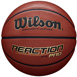 Wilson Basketball Reaction Pro - Größe 7 - Indoor und Outdoor - Braun
