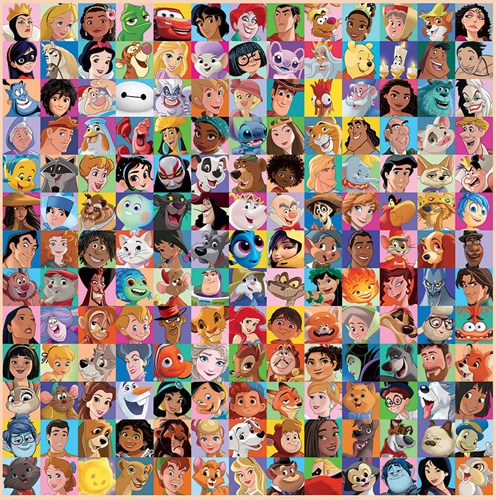 Hachette Disney Puzzle - 1000 Teile Puzzle Spaß