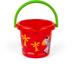 Gowi Eimer 18cm rot