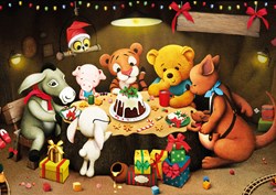Yazz Puzzle Winnie Christmas - 1000 Teile Weihnachtsmotiv Puzzle
