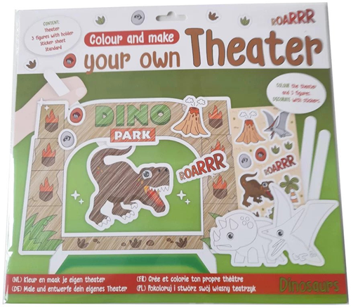 Wins Holland Bauset Dinosaurier Theater 30,5x27,7 cm kreatives Spielzeug