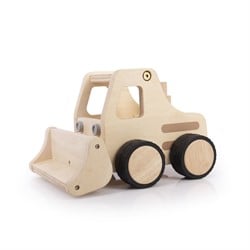 Guidecraft Holz Spielzeug Frontlader - langlebiges Baufahrzeug