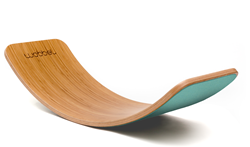 Wobbel Balanceboard mit Filz Aqua