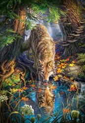 Castorland Puzzle Wolf in the Wild - 1500 Teile Natur Wildlife