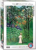 Eurographics Puzzle Woman in an Exotic Forest - 1000 Teile - Henri Rousseau-2