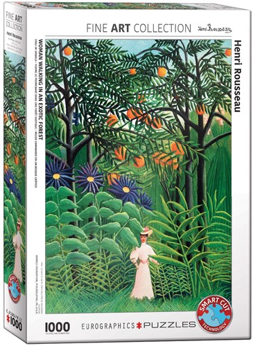 Eurographics Puzzle Woman in an Exotic Forest - 1000 Teile - Henri Rousseau-2
