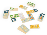 BigJigs Holz Domino Spiel Tiere - FSC Waldtiere Lernspielzeug-2
