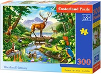 Castorland Puzzle Tiere Woodland Harmony 300 Teile Karton-2