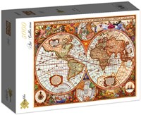 Grafika Puzzle Weltkarte - 3000 Teile Landkarte Puzzle-2