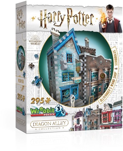 Wrebbit Wrebbit 3D Puzzle - Harry Potter Ollivander's Wand Shop & Scribbulus (295)