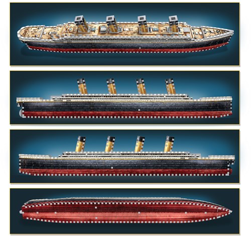 Wrebbit Wrebbit 3D-Puzzle – Titanic (440)-2