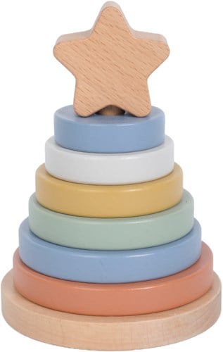 WT-092-Wooden stacking toy