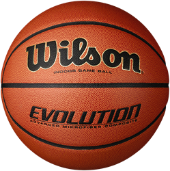 Wilson Basketball Evolution - Indoor Trainingsball Größe 6 - Komposit