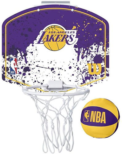 Wilson NBA Mini Basketballkorb LA Lakers Basketball Set Tür