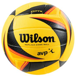 Wilson Volleyball OPTX Replica AVP - gelb schwarz - Beachvolleyball