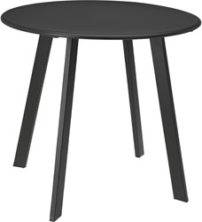 Beistelltisch rund Metall grau 50x45cm modernes Design Garten