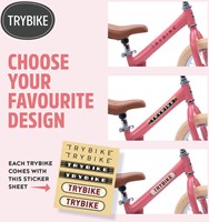 Trybike loopfiets 2 in 1 Steel - vintage roze