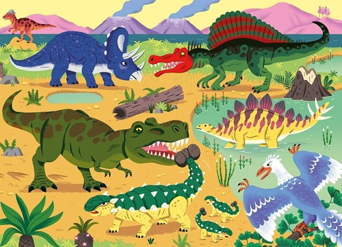 Nathan XXL Teile - Dinosaurius - 60 Teile