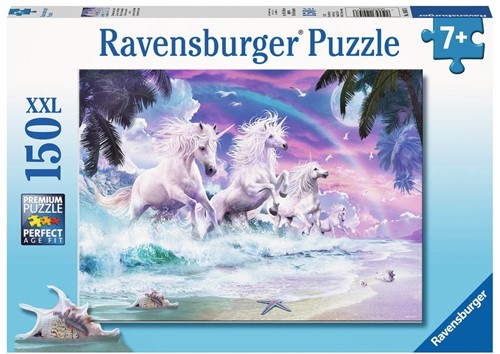 Ravensburger Kinderpuzzle - 10057 Einhörner am Strand - Einhorn-Puzzle für Kinder ab 7 Jahren, mit 150 Teilen im XXL-Format-2
