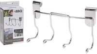 BBQ Grillwerkzeughalter silber 16x10cm Grillzubehör