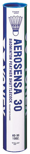 Yonex Aerosensa 30 Shuttles (Tube of 12) - White -