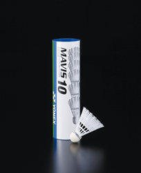 Yonex Badminton Federbälle Mavis 10 - 6er Tube - Weiß - Mittlere Geschwindigkeit