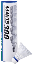 Yonex Badminton-Federbälle Mavis 300 weiß - 6er Röhre