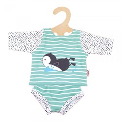 Heless Puppen Badebekleidung mintgrün Pinguin 35-45 cm Wasserspaß